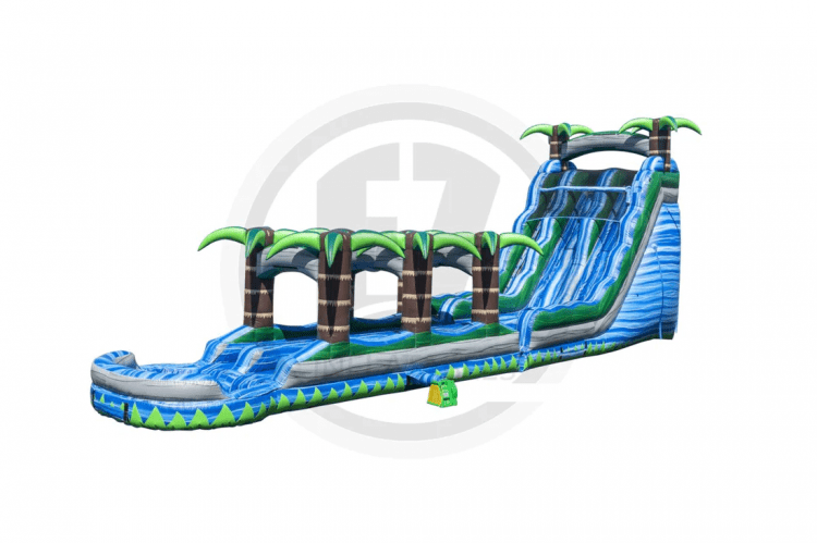 22ft Blue Crush Water Slide w/ Slip n Slide
